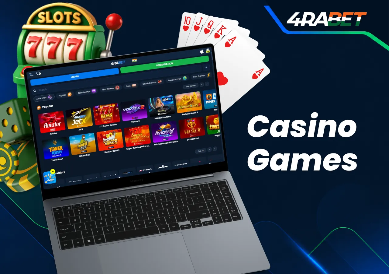 4rabet casino games