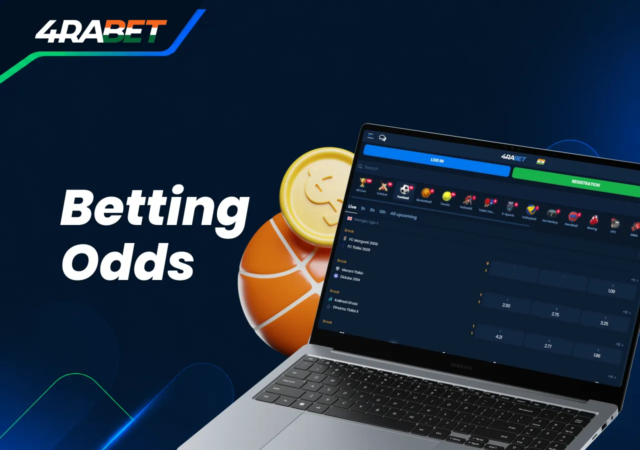 4rabet betting odds and sports markets